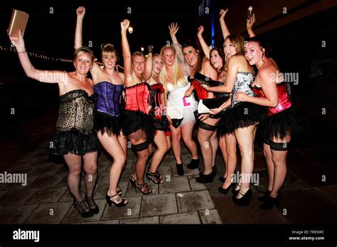 General Views Of Girls Enjoying A Hen Night Out In Brighton East
