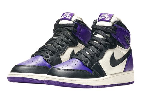 Air Jordan 1 Retro High Og Gs Court Purple 575441 501