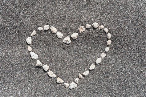 Stones In Shape Of Heart Stock Image Image Of Macro 64852409