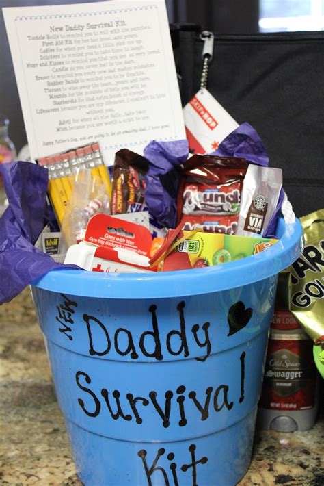 New dads have a whole new life, and your gift can make the difference between ease and issues. simply made with love: Daddy Survival Kit & Hospital ...