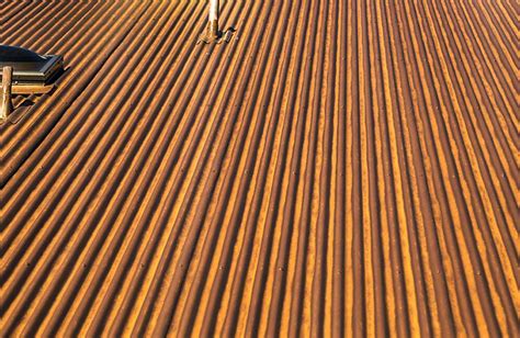 Streaked Rust® 78 Corrugated Metal Roof Corrugated Roofing Roof