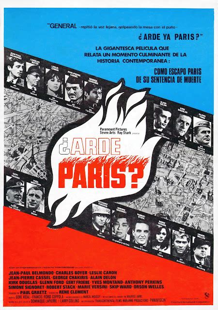 Carteles Del Cinema ¿arde ParÍs Paris Brûle T Il 1966 René Clément