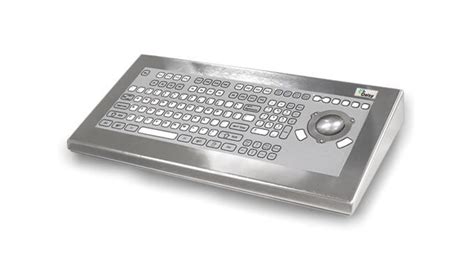 Nema X Series Industrial Membrane Keyboards With Trackball On