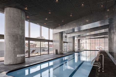 56 Leonard Jenga Tower Herzog And De Meuron Amenities Interior Tribeca