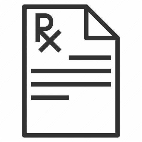 Prescription Rx Icon Download On Iconfinder On Iconfinder