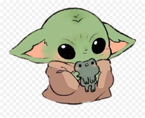 Babyyoda Starwars Yoda Cute Baby Yoda Drawing Easy Emojistarwars