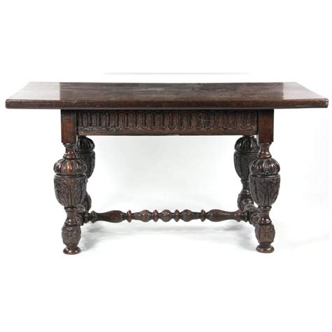 English Jacobean Style Library Table Sold 1300 Library Table