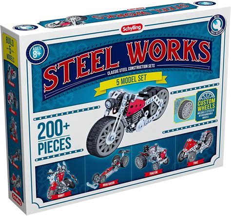 Steel Works Erector 5 Model Set The Toy Store