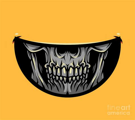 Cartoon Animation Scary Horror Spooky Smile Grin Skeleton Skull Digital