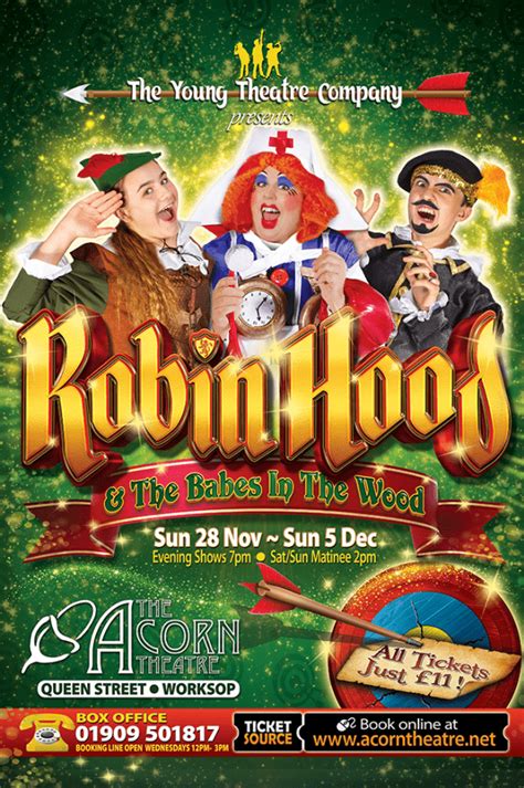 Robin Hood The Babes In The Wood At The Acorn Theatre Event Tickets From Ticketsource