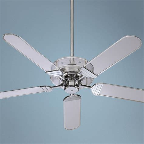 Shop ceiling fans online or locate a dealer near you! 52" Quorum Prizzm Acrylic and Chrome Ceiling Fan - #20602 ...