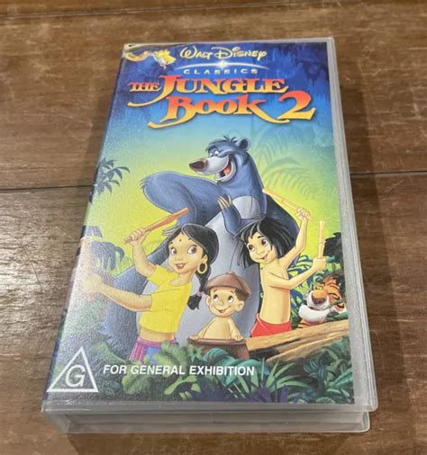 Walt Disney Vhs The Jungle Book 2 Classic Vintage Childrens Movie Eur