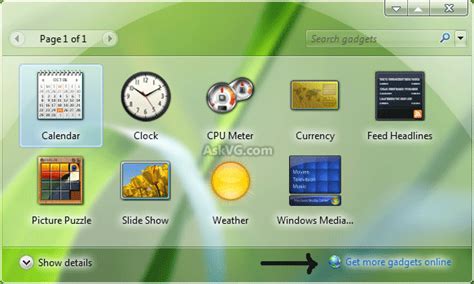 How To Change Get More Gadgets Online Link In Windows Vista And 7