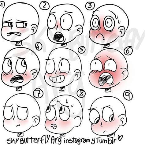 Face Expressions Part 1 Drawing Expressions Facial Expressions