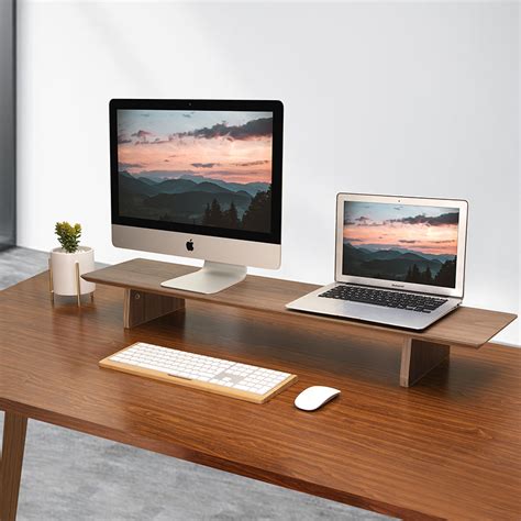 Samdi Large Dual Monitor Stand For Computer Screens