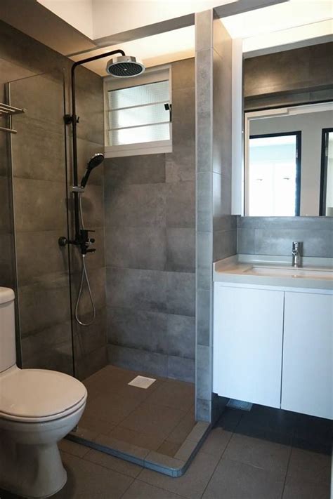 Hdb 4 Room Bto Lush Interior Design Singapore Bathroom Design Layout