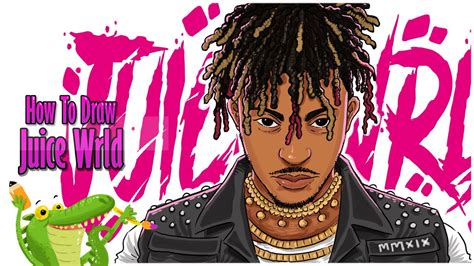 How To Draw Juice Wrld Legend Never Die Album Cover Youtube