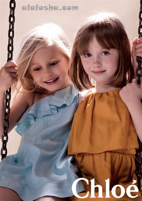 Alalosha Vogue Enfants Chloe Kids Ss2014 Children Ad Campaign Kids