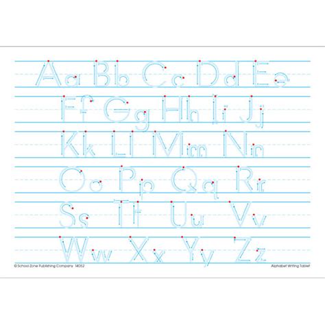 This is your opportunity to reach the people who can help you meet your goals, so don't. Alphabet Writing Tablet - Kool & Child