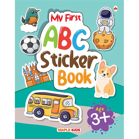 Abc Alphabet My First Sticker Book — Maple Press