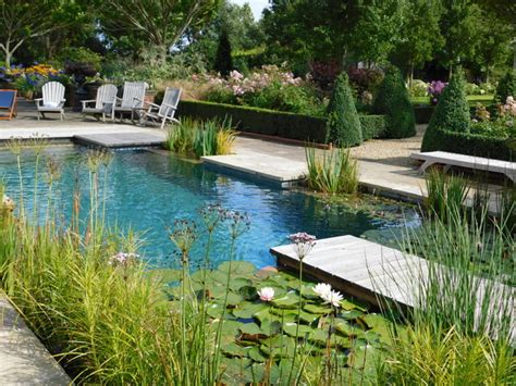 20 Ideas For Natural Swimming Pools Houzz Uk