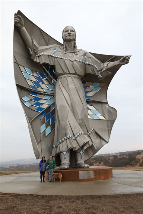 The Dignity Statue in Chamberlain, SD - Messina Musings