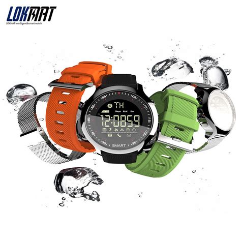 Heart rate & activity tracking using google fit; Free shipping LOKMAT Men Sport SmartWatch Bluetooth ...