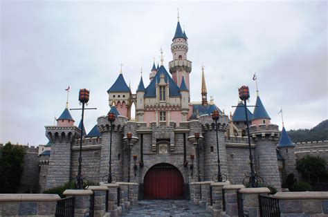 Sleeping Beauty Castle Hong Kong Disneyland Walt Disney Theme Parks