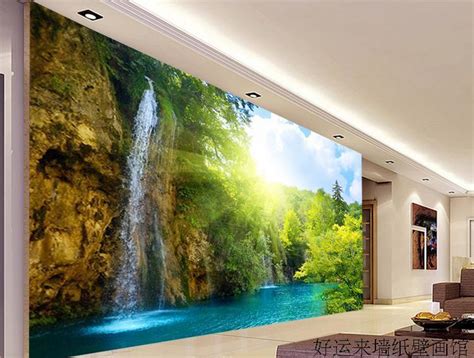 Large Tv Wall Mural Beautiful Scenery Wallpaper 3d Landscape Living Room Wallpaper Mural