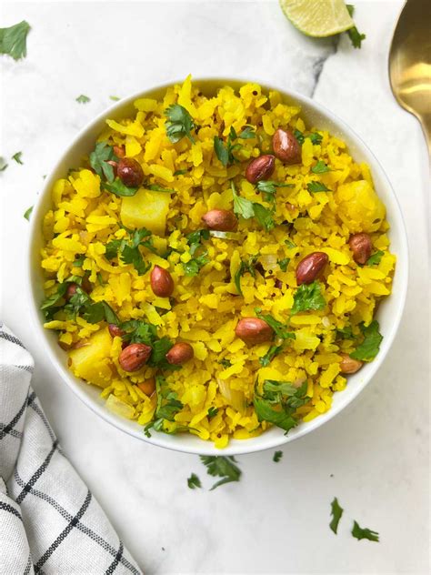 Poha Recipe Kanda Poha Indian Veggie Delight