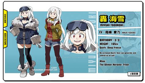 miyuki todoroki ] bnha oc commission by bakawomans on deviantart diseño de personajes