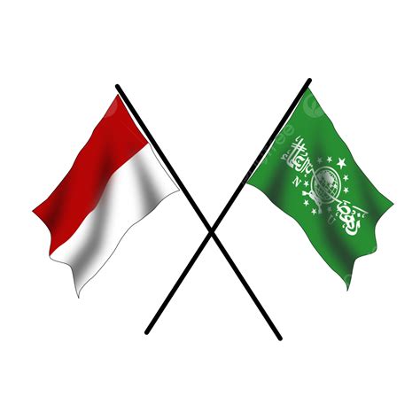 Nu Nahdlatul Ulema インドネシアの赤と白の旗がはためくイラスト画像とpngフリー素材透過の無料ダウンロード Pngtree