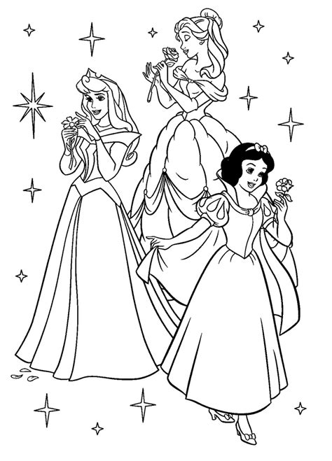 Dibujos Para Colorear Princesas Disney