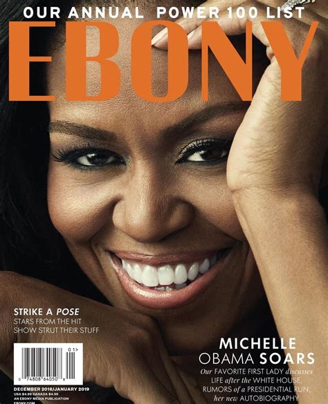 Michelle Obama Is The Cover Star For Ebony Magazines 2018 Power 100