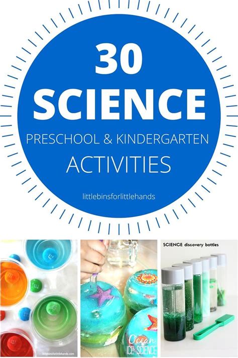 50 Easy Preschool Science Activities Little Bins For Little Hands