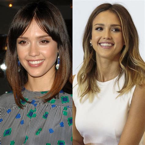 Celebrities With Bangs Pictures Glamour