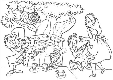 This below coloring picture meassure is around 600 pixel x 886 pixel with approximate file size for around 79.13 kilobytes. Mad Hatter Having Tea Party Coloring Page: Mad Hatter ...