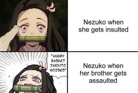Kimetsu No Yaibademon Slayer Memes Nezuko Memes In 2020 Anime