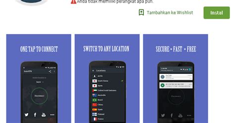 Ulasan Lengkap Aplikasi Solo Vpn One Tap Free Proxy Android Parasit