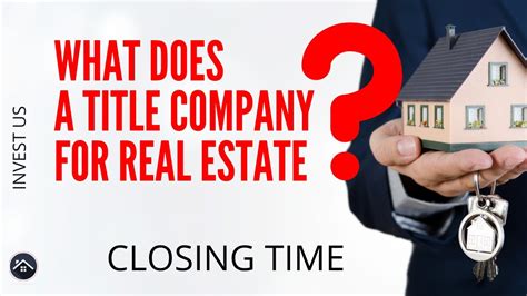 What Does A Title Company For Real Estate Youtube