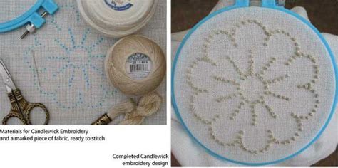 Learn How To Do Candlewick Embroidery With A Free Pattern