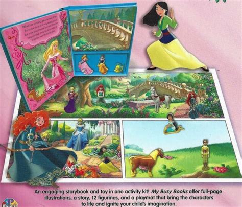 My Busy Book Disney Princess Great Adventure Story Playmat 12 Figure