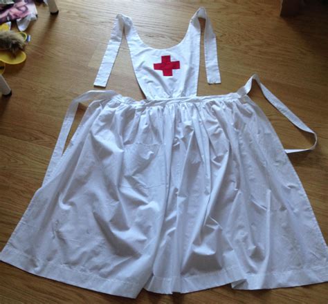American Us Ww1 Wwi Nurse Uniform Style Full Apron Historical Etsy Uk Nurse Uniform Uniform