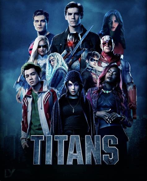 'titans' poster reveals new look at anna diop's starfire costume in season 2. Titans (poster temporada 2) em 2020 | Jovens titãs ...