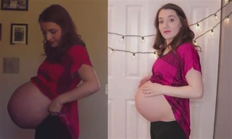 Será bueno ver cómo va cambiando su panzita con el tiempo. Mujer mostró la diferencia de su panza con un embarazo de ...