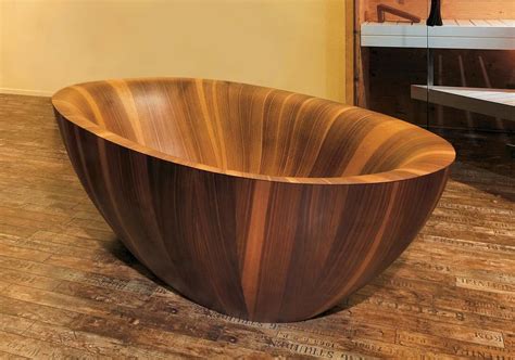 They are designed with a seat(s). Wooden Bathtubs for Modern Interior Design and Luxury ...