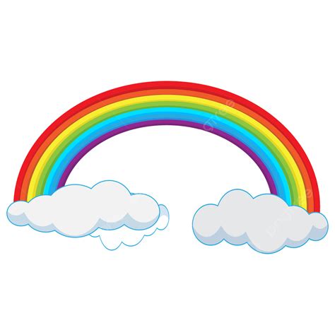 Rainbow With Cloud Clipart Image Cloud Rainbow Rainbow Logo Png And