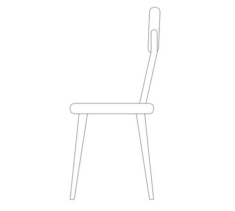 Relaxing Sitting Chair Detail Elevation 2d View Autocad File Cadbull