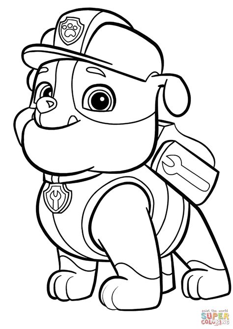 Coloring pages of the mighty pups of paw patrol. Paw Patrol Coloring Pages | Free download on ClipArtMag
