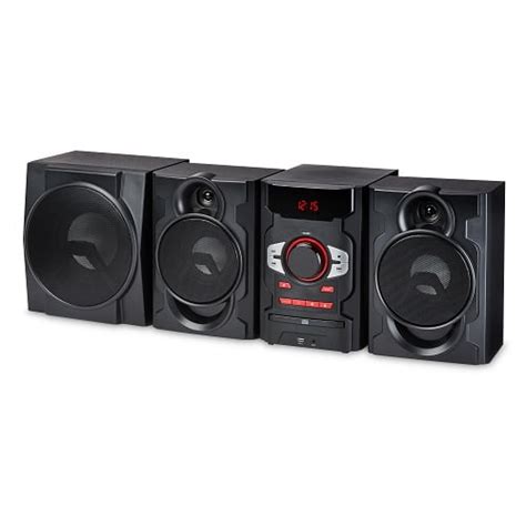 Restored Onn 100008725 500w Cd Stereo System With Bluetooth Wireless